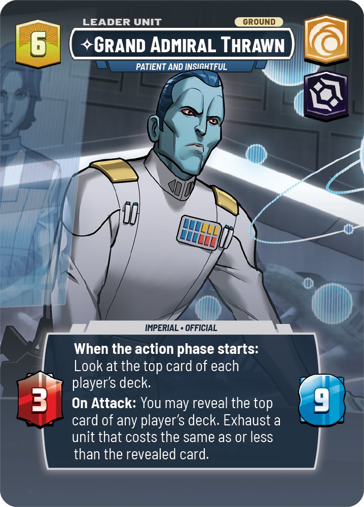 Grand Admiral Thrawn, Patient and Insightful | SWUDB
